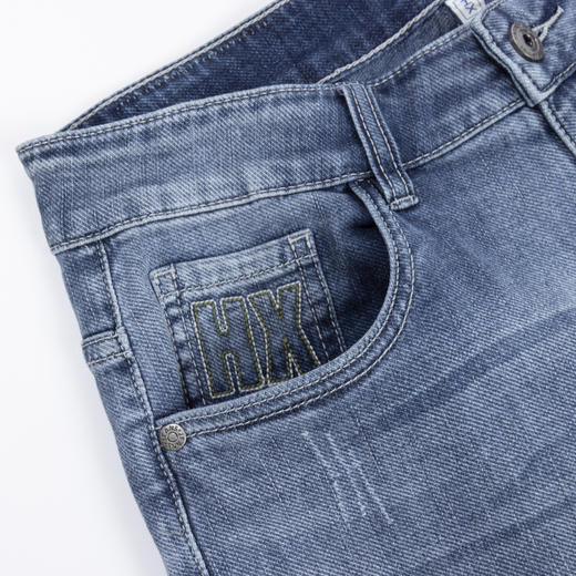 HX 夏季水洗直筒牛仔长裤Y201420011101 商品图3