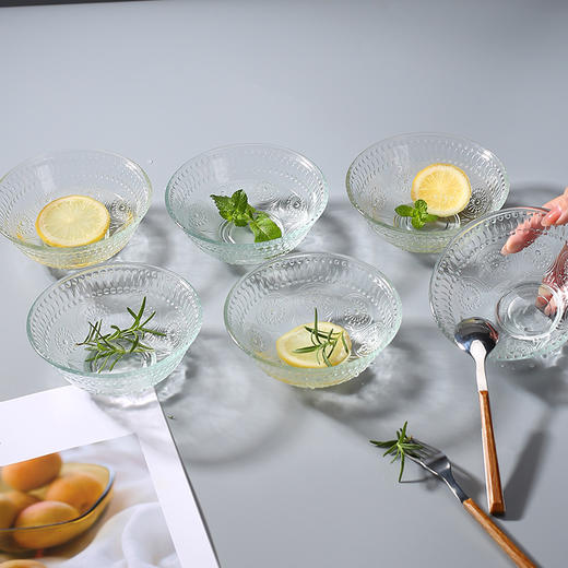 6件北欧复古风精致太阳花碗六件套 A-4236 商品图1