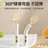 贝肽斯宝宝勺子学吃训练自主进食辅食勺弯曲婴儿吃饭叉勺餐具套装 商品缩略图2