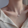 Winy925银密语项链轻奢简约银色 商品缩略图2