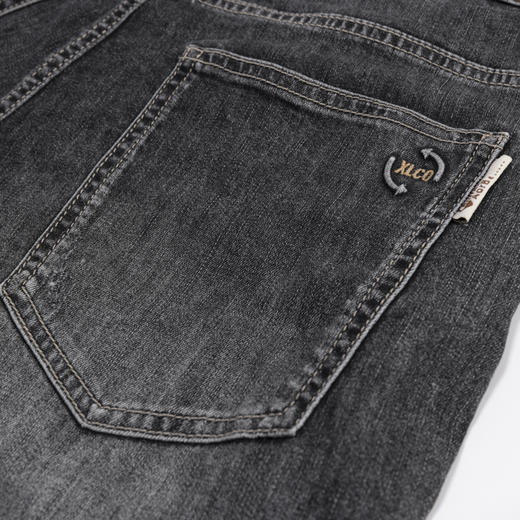 【断码清仓】HX 夏季水洗牛仔九分裤S210420015101 商品图8