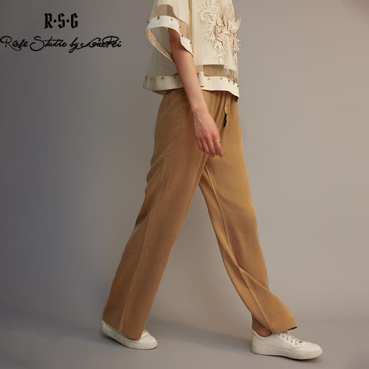 R.S.G精品系列夏季薄款宽松垂感显瘦直筒阔腿裤 商品图4