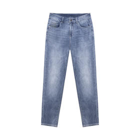 HX 夏季水洗直筒牛仔长裤Y201420011101