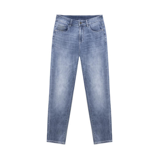 HX 夏季水洗直筒牛仔长裤Y201420011101 商品图0