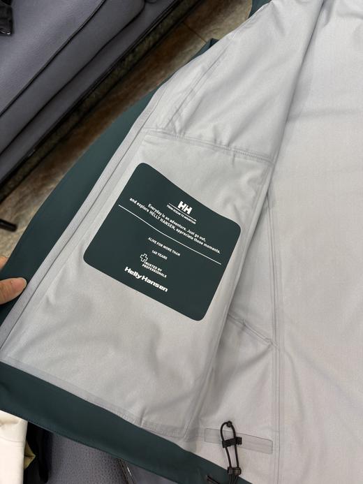 点此购买 海丽汉森春秋季男士压胶冲锋衣 yw 314026 商品图9