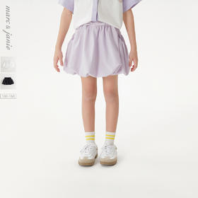 马克珍妮女童元气花苞工装短裙 儿童半身裙2025年春夏新款550793