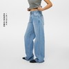 oneup冰蓝宽松直筒牛仔裤 商品缩略图2