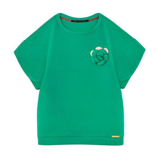 RSG郭培成衣品牌原创设计手工立体布艺花朵女装短款T恤上衣 商品图4