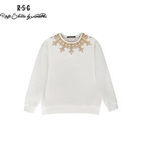 RSG郭培成衣品牌原创高定建筑设计师钉珠刺绣长袖卫衣女装