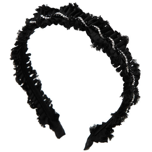 RSG郭培成衣品牌手工布艺褶皱装饰百搭发箍发夹头饰 商品图4