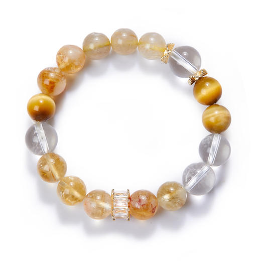 【美人精选】乘风2025✖️ISME【八方来财 】黄水晶多宝手串黄塔晶财气满满手链男女同款 商品图3