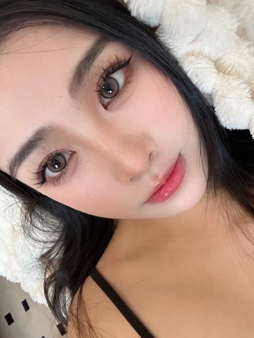 Pinkg·半年抛  燕麦拿铁  14.2  奶甜温柔灵动氧气感！！易碎感韩妆灵魂灰粉色！韩产0-800度<一副两片> 商品图3