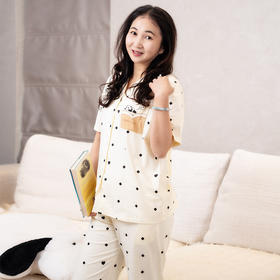 【88元1套】春夏短袖女士七分裤开衫套装-6251209