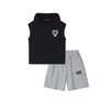 笛莎千与2025夏新款男童连帽无袖背心短裤套装 商品缩略图4