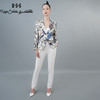 RSG2023度假风浪漫花卉休闲西服套装 商品缩略图3