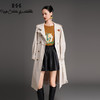 RSG郭培成衣品牌西服领双排扣设计感收腰风衣春季新品米咖色 商品缩略图2