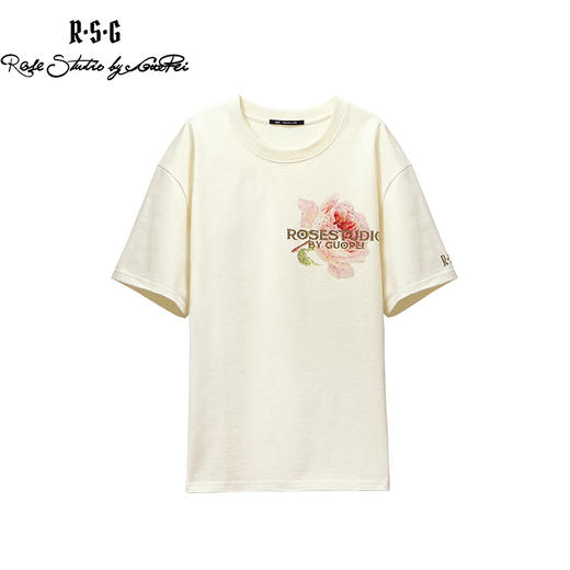 RSG郭培成衣品牌原创设计水钻镶饰王冠猫咪印花夏季新款女装 商品图0