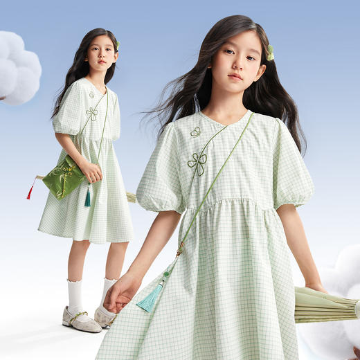 女童连衣裙夏季新款安奈儿童装EG523080 商品图2