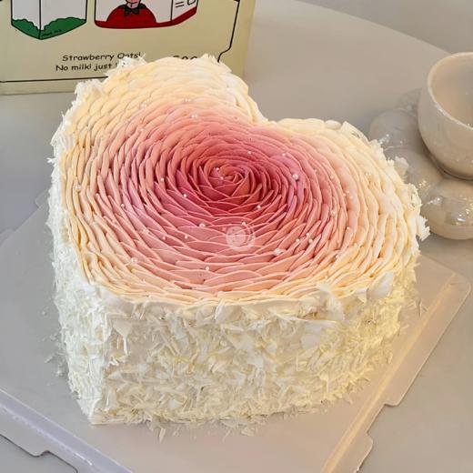 『怦然心动』每一天都是浪漫的开始生日蛋糕 商品图0