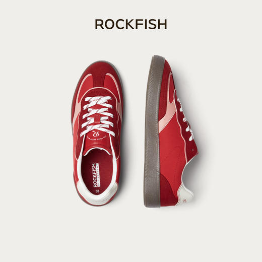 Rockfish 英国901缤纷系列薄底德训鞋四季百搭复古休闲运动板鞋 商品图0