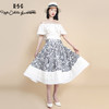 RSG郭培成衣品牌原创度假风纯棉刺绣设计感大摆量半身裙 春夏 商品缩略图0