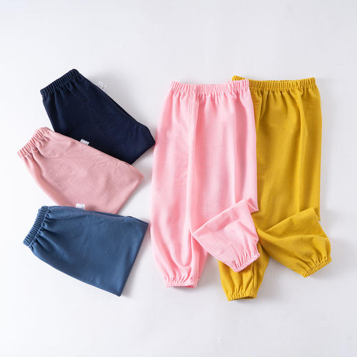 【猫旗小猪大卫防蚊裤39.9/3件】防蚊裤a类净面天丝麻透气宽松外出男女宝防蚊裤聚 商品图6