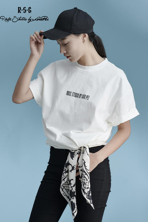 RSG郭培成衣品牌艺术插画短袖女夏男女情侣款T恤休闲半袖上衣 商品图5