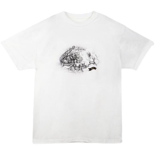 RSG郭培成衣品牌动物大迁徙手绘印花T恤oversize情侣短袖女夏 商品图4