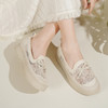 预售10天|Safiya/索菲娅2025春夏百搭懒人编织透气休闲蕾丝渔夫鞋SFD1112219 商品缩略图5