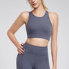 【限时秒】YOGACODE【火树银花系列】无袖瑜伽服背心固定杯性感美背健身文胸户外运动工字背心DWB115147 商品缩略图3