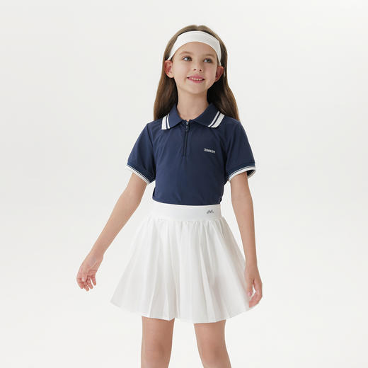 【凉感防晒】马克珍妮女童运动短袖polo衫 儿童T恤夏装新款550385 商品图1