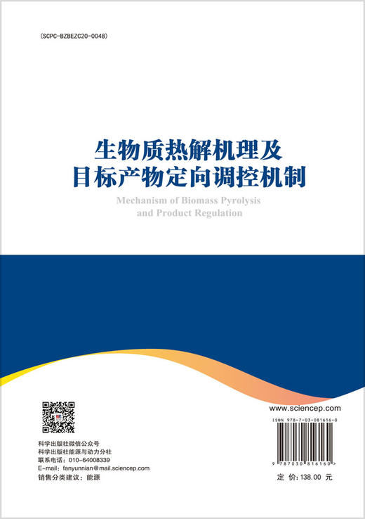 生物质热解机理及目标产物定向调控机制 商品图1