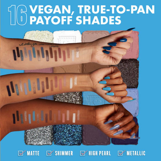 【海豚美购】NYX逆色16色眼影盘 #牛仔盘 商品图7