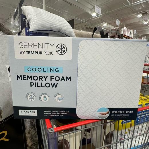 到手价349元 Serenity豪华枕头1个装 记忆绵枕头 尺寸：61x41cm  美国代购，无中文标签，介意慎拍 商品图7