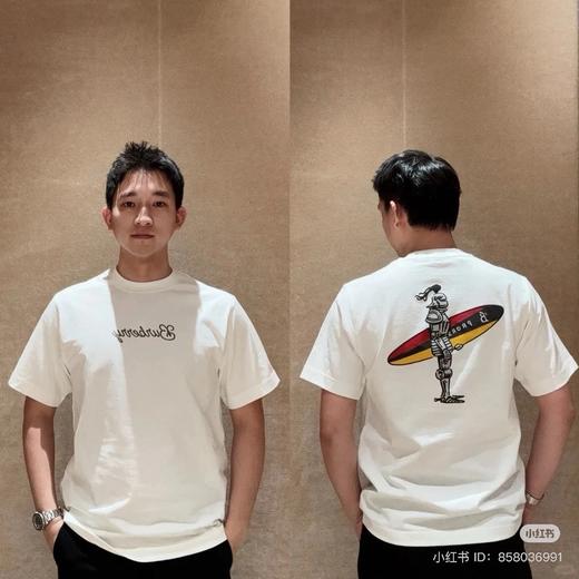 42-2 情侣款 25SS 叛逆浪漫 签名字母/冲浪板骑士 宽松圆领短袖 T袖 商品图1
