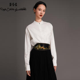 RSG2023郭培成衣品牌国风复古繁花硕果刺绣腰封