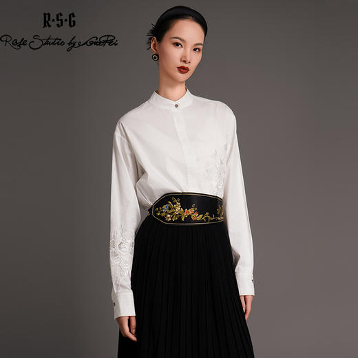 RSG2023郭培成衣品牌国风复古繁花硕果刺绣腰封 商品图0