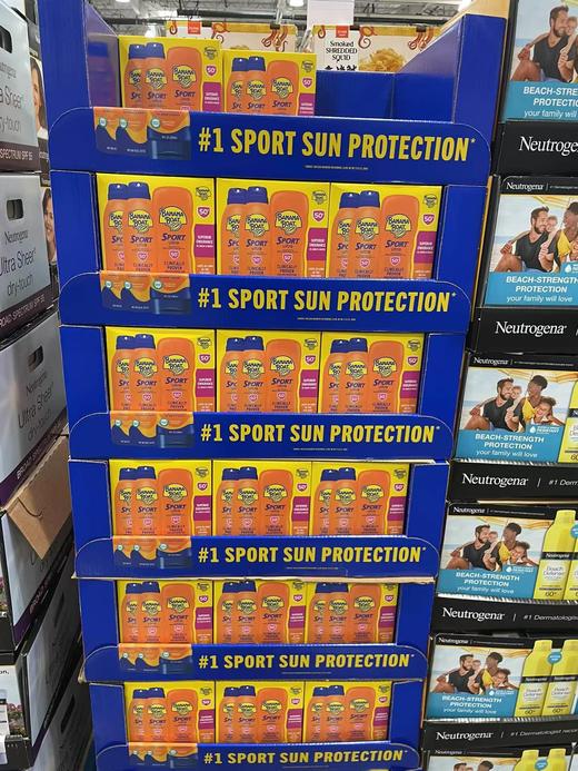 到手价195元/组 Banana Boat Sport SPF50+香蕉船运动型防晒喷雾227ml*2➕防晒乳液237ml 美国代购，无中文标签，介意慎拍 商品图4