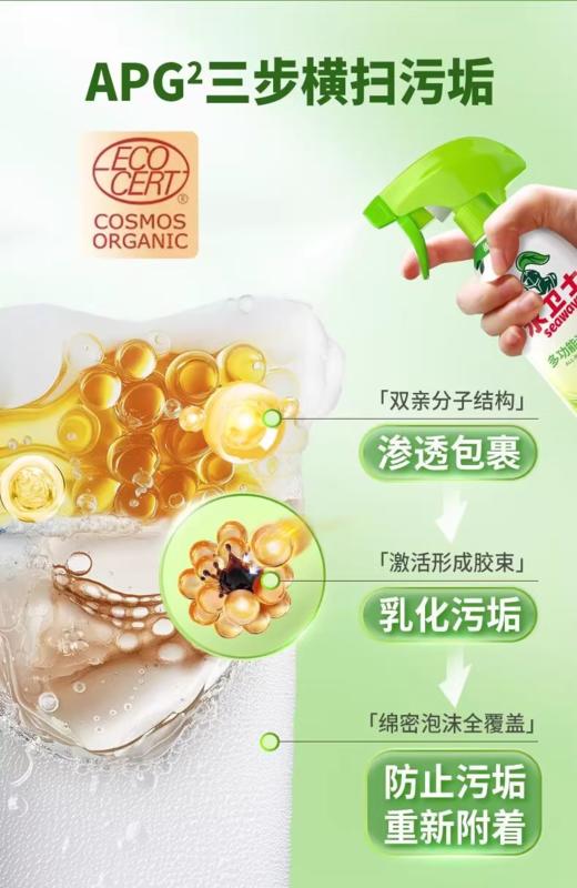 【4.5】水卫士多功能清洁喷雾500g 商品图4