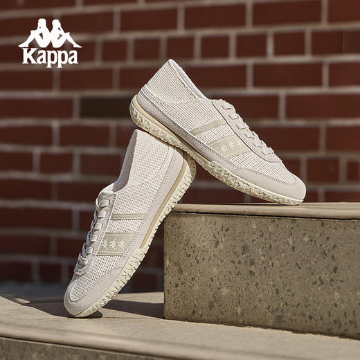 Kappa卡帕背靠背德训鞋女款2025新款夏季板鞋网面透气运动便装鞋K0F45BB11 商品图3