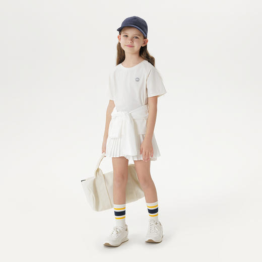 马克珍妮女童网球运动百褶裙裤儿童短裙半身裙2025夏装新款550621 商品图3