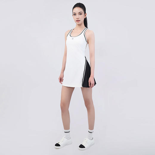 TITIKA ACTIVE小香风运动连衣裙跑步休闲一体杯拼接网纱A字连衣裙11210 商品图3