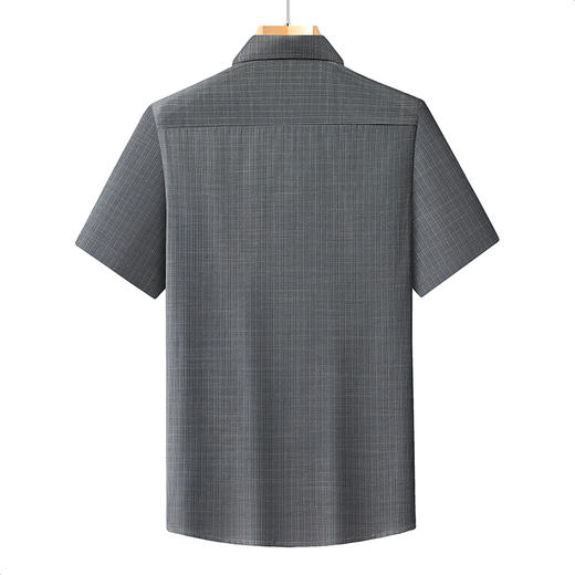 【DB】大依优型大码夏装多色短袖衬衫新款宽松免烫透气大码透气上衣半袖男士衬衣 商品图1