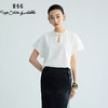 郭培成衣品牌精品系列新中式镂空盘扣小飞袖T恤 商品缩略图0