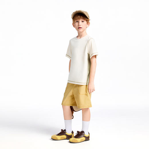 【实体店同款】男童全腰梭织中裤夏季新款安奈儿童装AB526658 商品图3