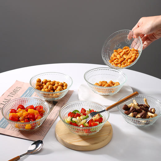 6件北欧复古风精致太阳花碗六件套 A-4236 商品图3