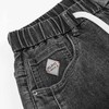 【新品上新】HX 夏季水洗萝卜牛仔九分裤S210420010101 商品缩略图3