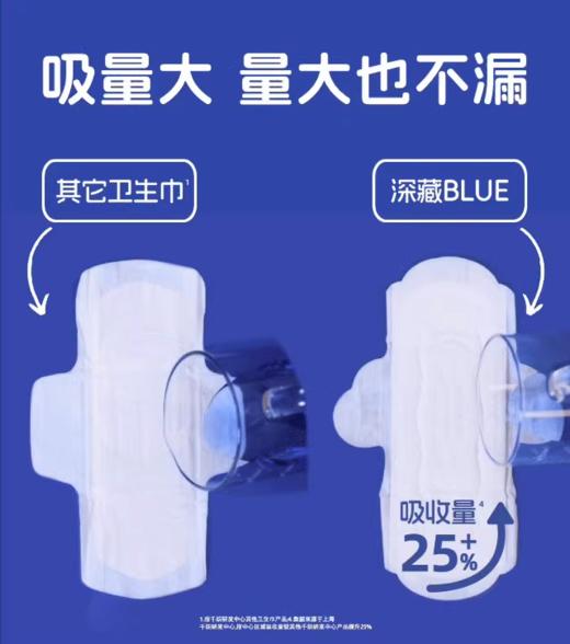 她研社卫生巾奶滑小方/雪域天山棉/深藏BLUE 商品图10