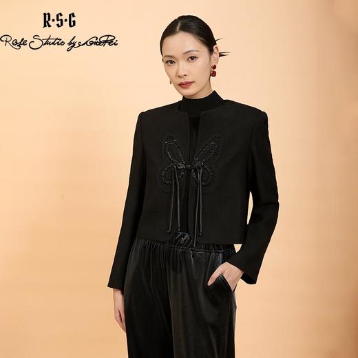 郭培成衣品牌精品系列国风飞舞蝴蝶短外套 商品图3