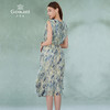 乔万尼新款印花清凉无袖裙中长款收腰连衣裙ET2E320 商品缩略图4